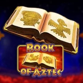 Logo of Book of Aztec from Amatic Industries at Baloo Casino