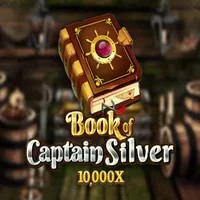 Book of Captain Silver slot logo by All41 Studios at Baloo CasinoBook of Captain Silver