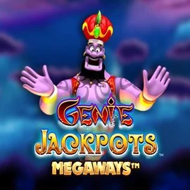 Logo of Genie Jackpots Megaways from Blueprint Gaming at Baloo Casino