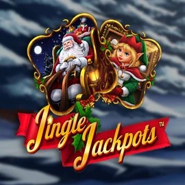 Jingle Jackpots slot logo by Dragon Gaming at Baloo CasinoJingle Jackpots