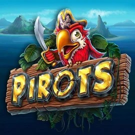 Pirots slot logo by ELK Studios at Baloo CasinoPirots